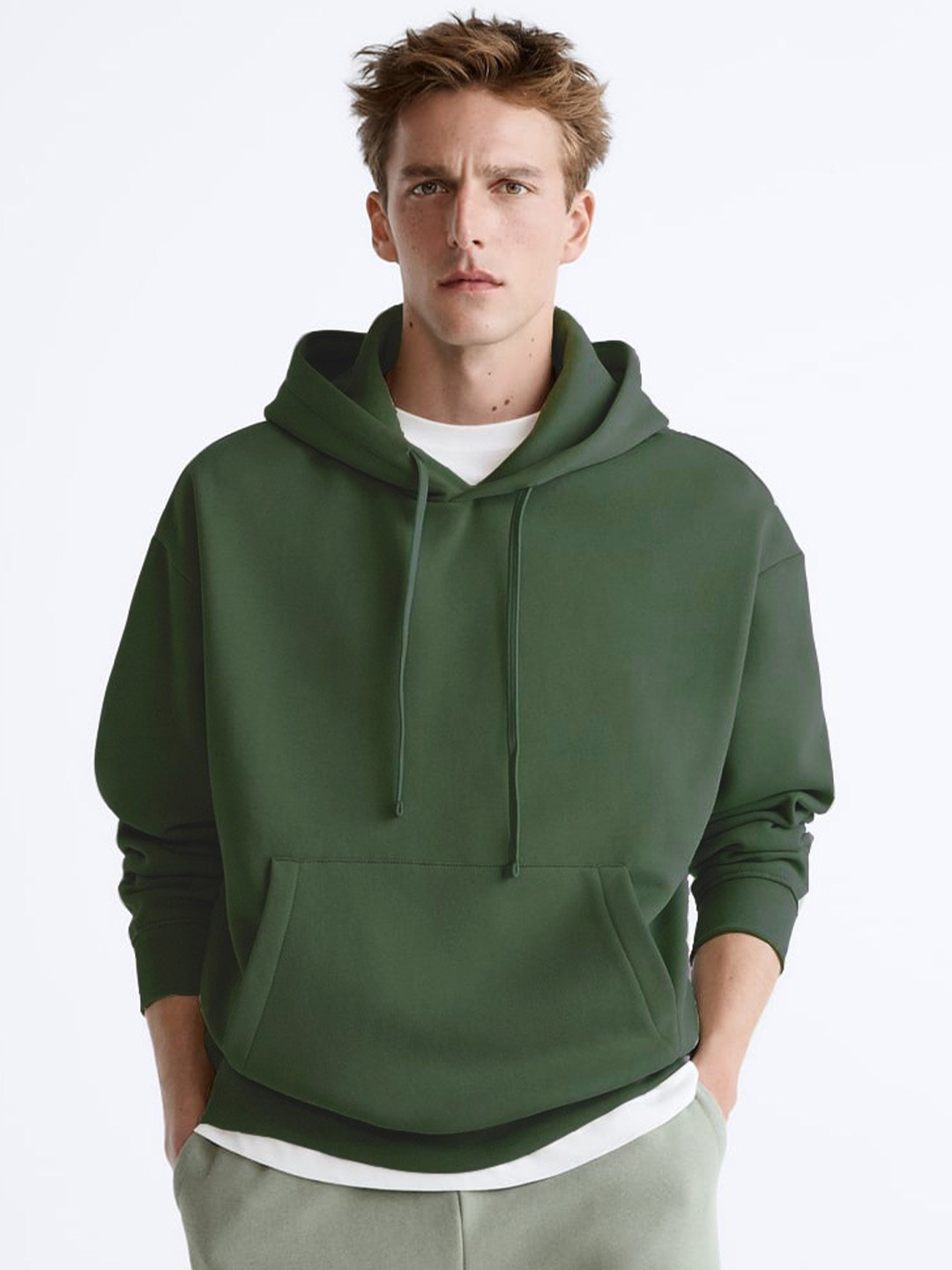 Men's Mink Oversize Hooded Sweatshirt main image 0