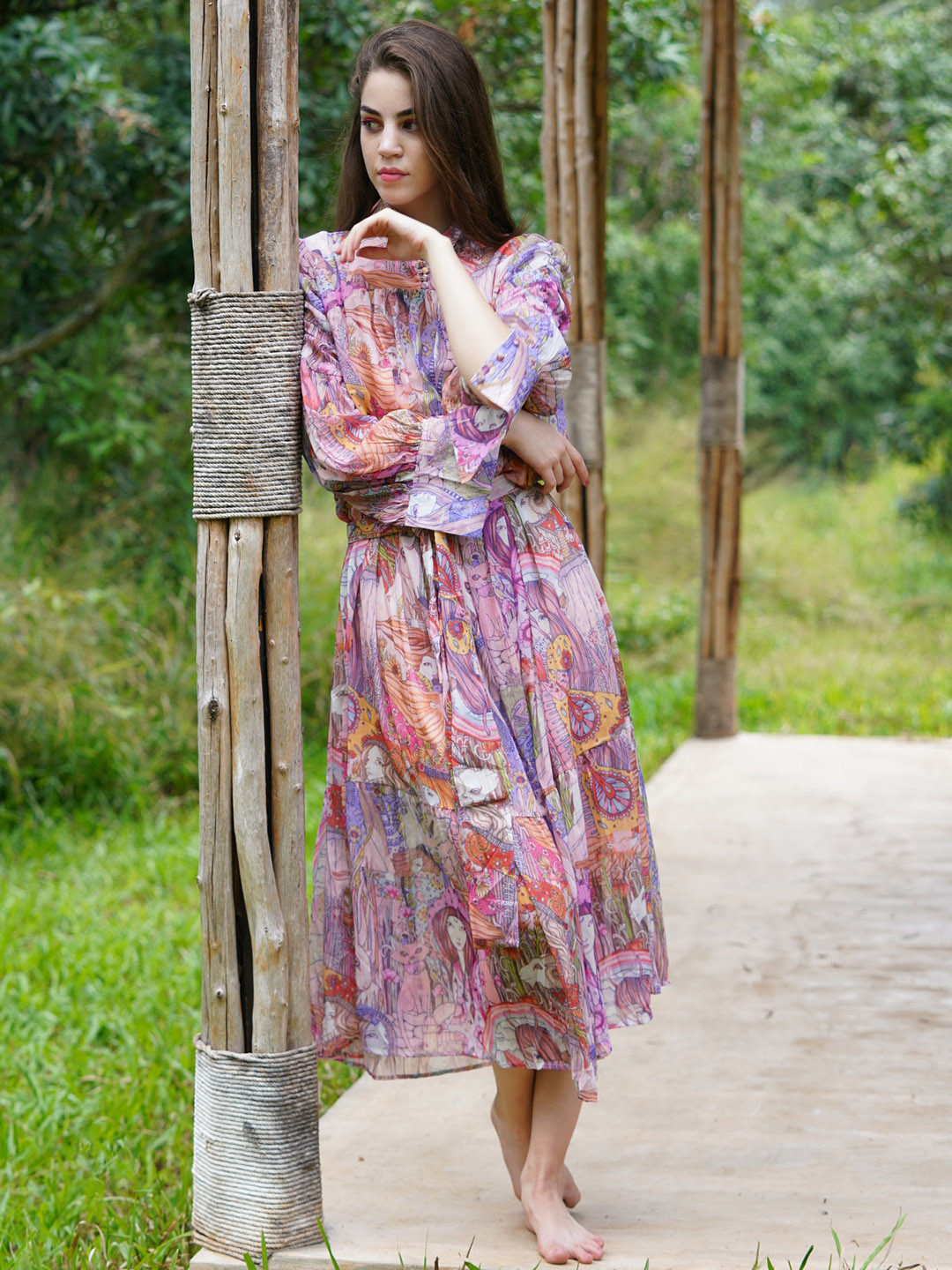 Odette Pink Dress main image 1