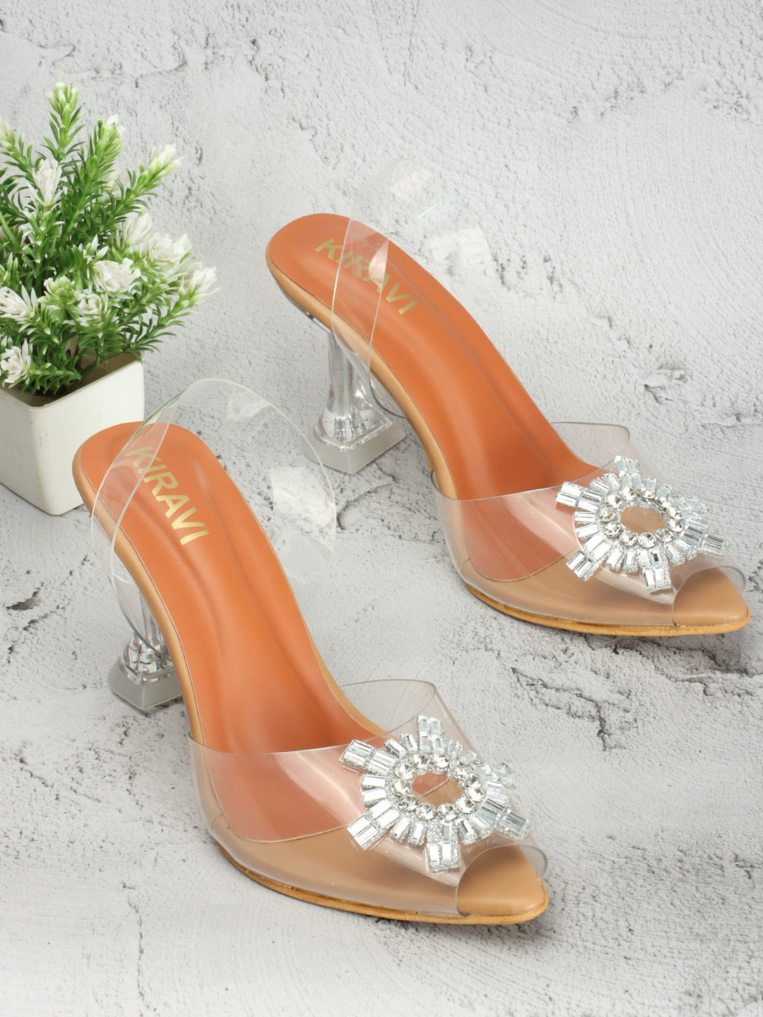 block heels peep toe