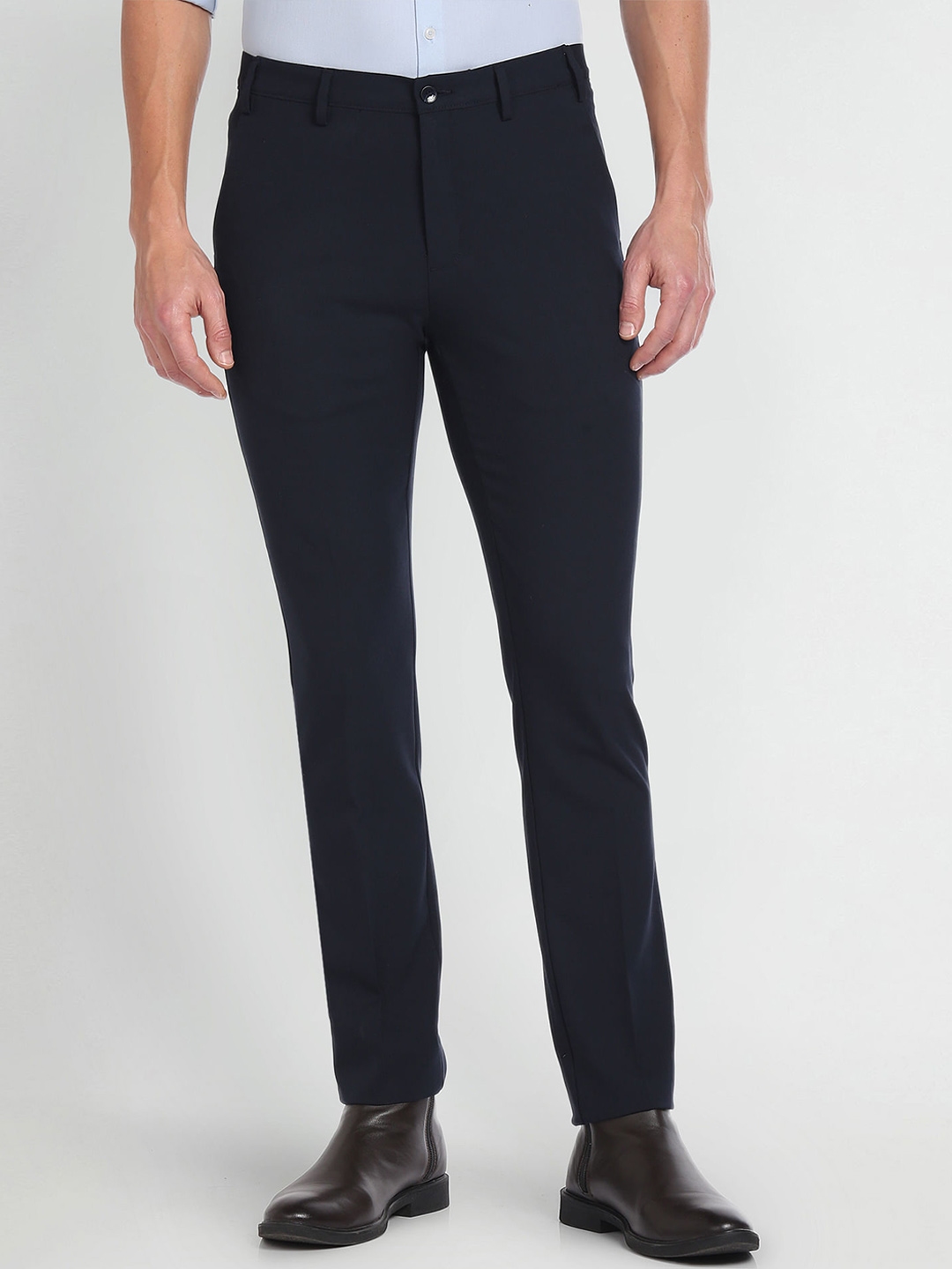 Buy Arrow Men Slim Fit Formal Trousers - Trousers for Men 25365182 | Myntra