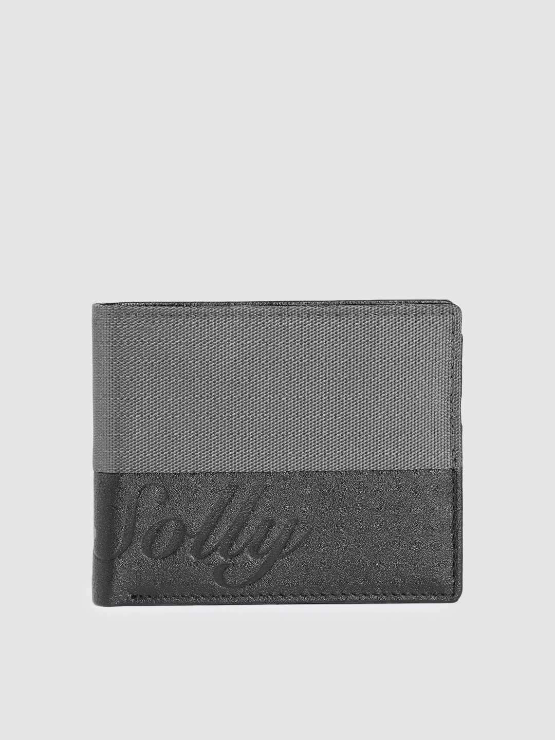 Buy Allen Solly Men Colourblocked Leather Two Fold Wallet Wallets for