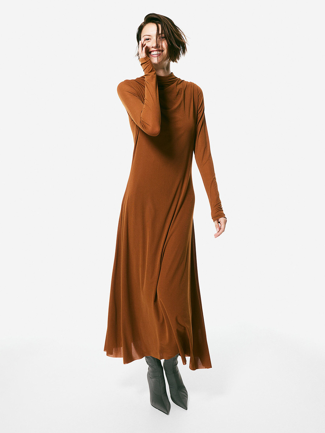 Buy H&M Jersey Turtleneck Dress Dresses for Women 25396644 Myntra