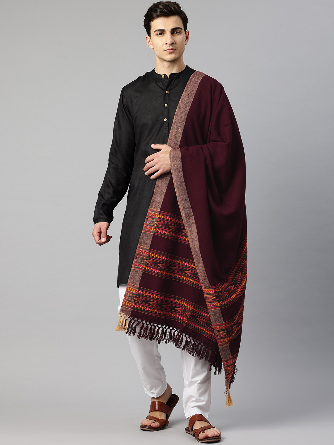 wool men shawl