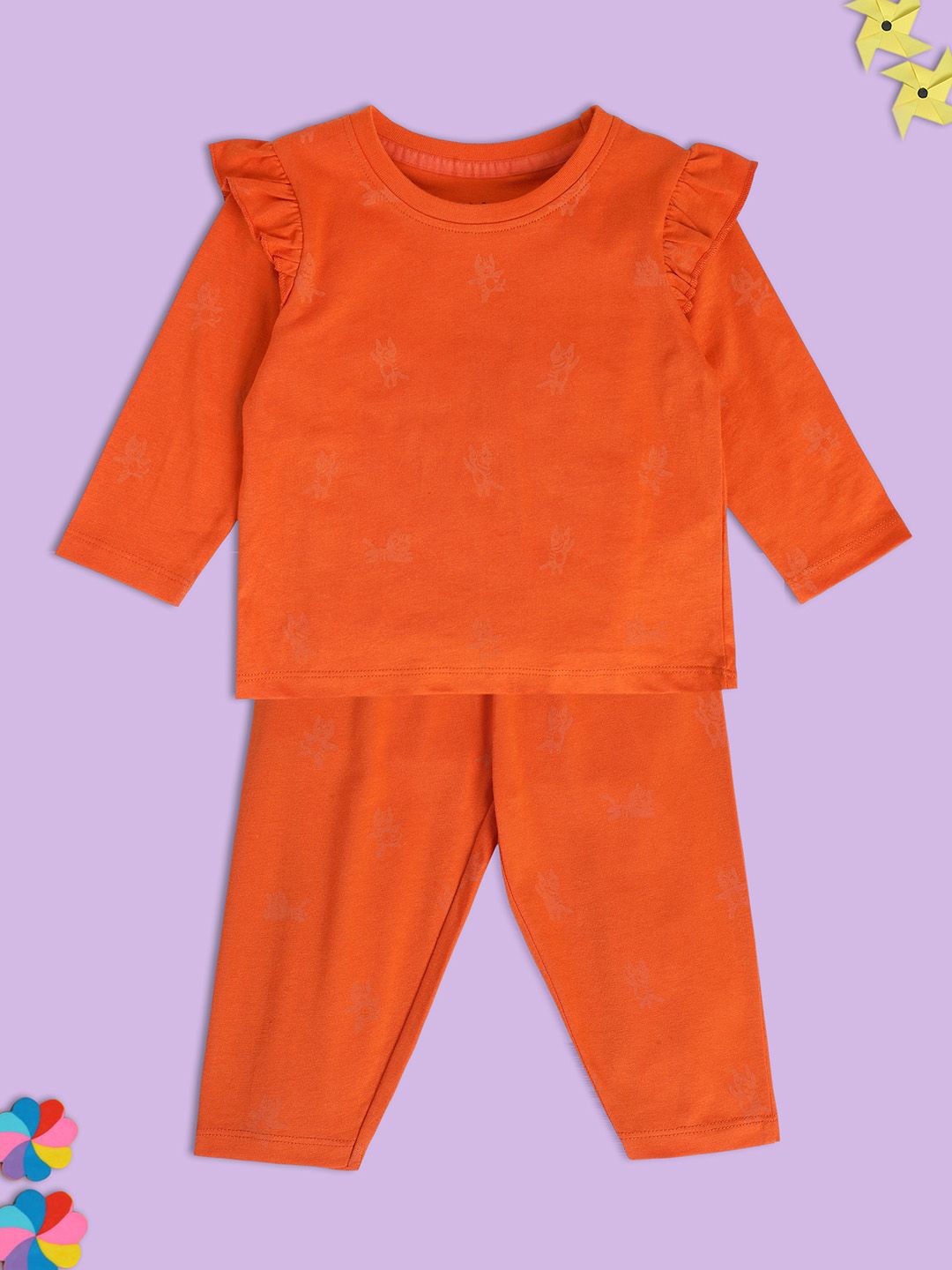 Buy MINI KLUB Girls Printed T Shirt With Trousers Clothing Set For buy-mini-klub-girls-printed-t-shirt-with-trousers-clothing-set-for