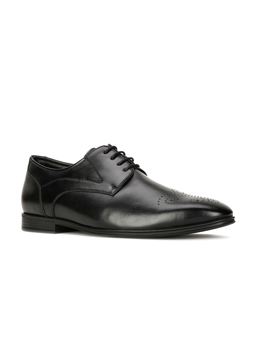 Buy Bata Men Textured Formal Derbys - Formal Shoes for Men 25449988 ...