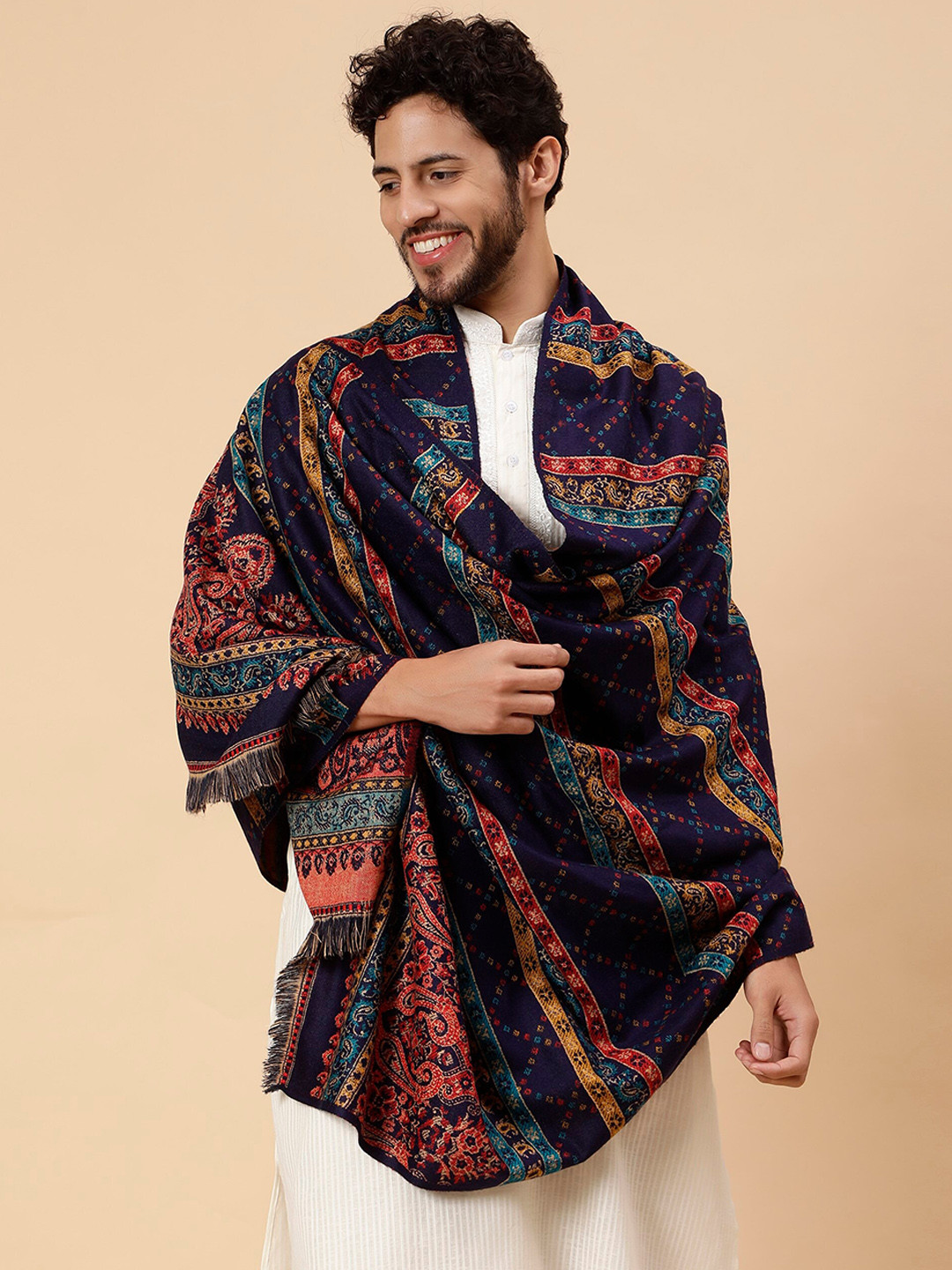 shawl design for man