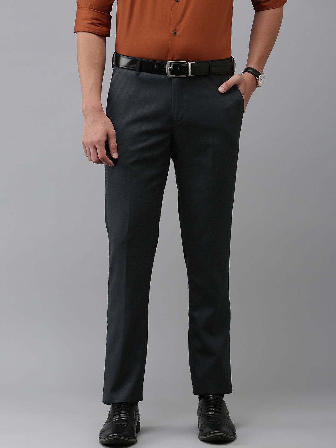 Buy Arrow Men Tailored Formal Trousers - Trousers for Men 25474022 | Myntra