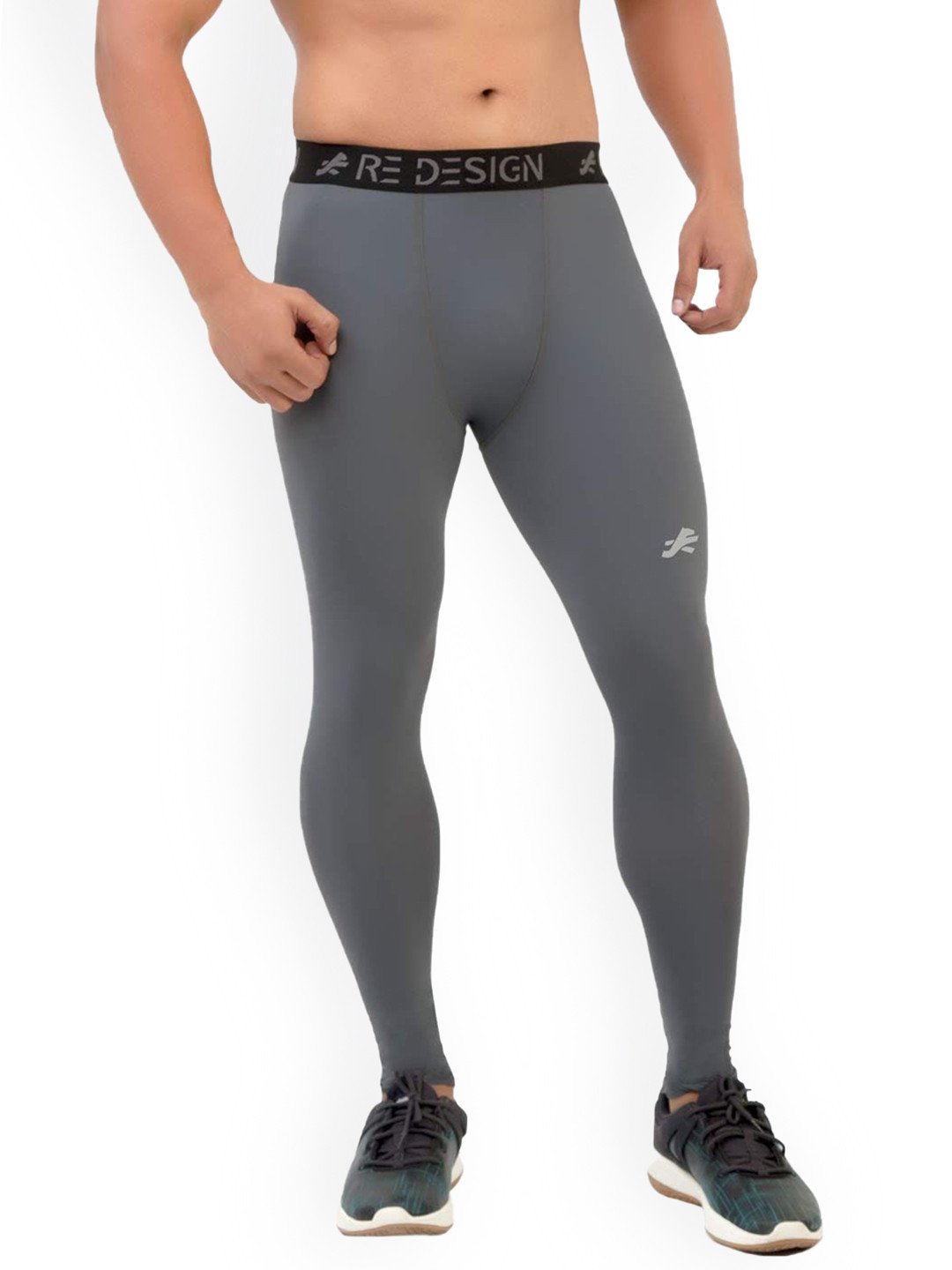 Buy REDESIGN Men Slim Fit Ankle Length Rapid Dry Compression Pant