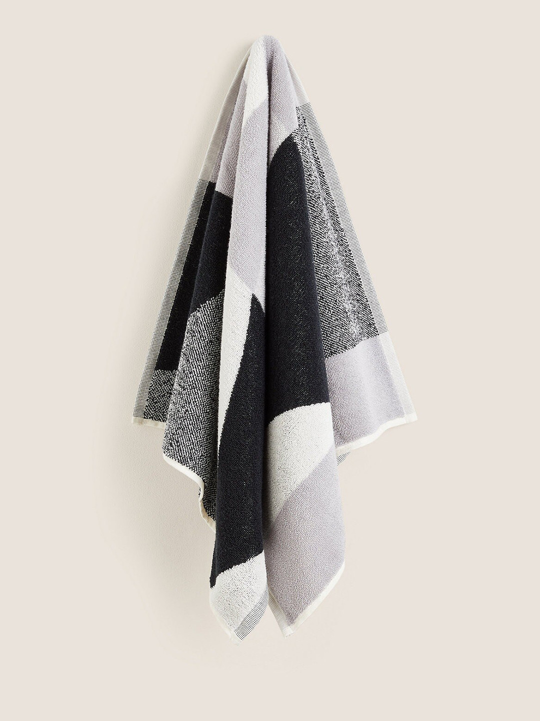 Buy Marks & Spencer Black Pure Cotton 550 GSM Bath Towel Bath Towels