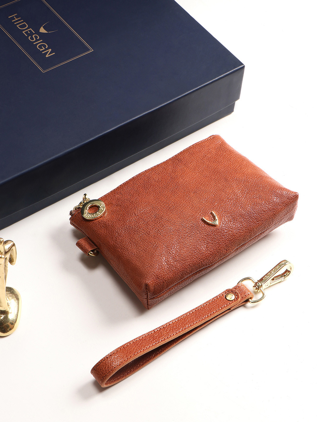 Buy Hidesign Leather Wrist Loop Purse Clutch Clutches for Women