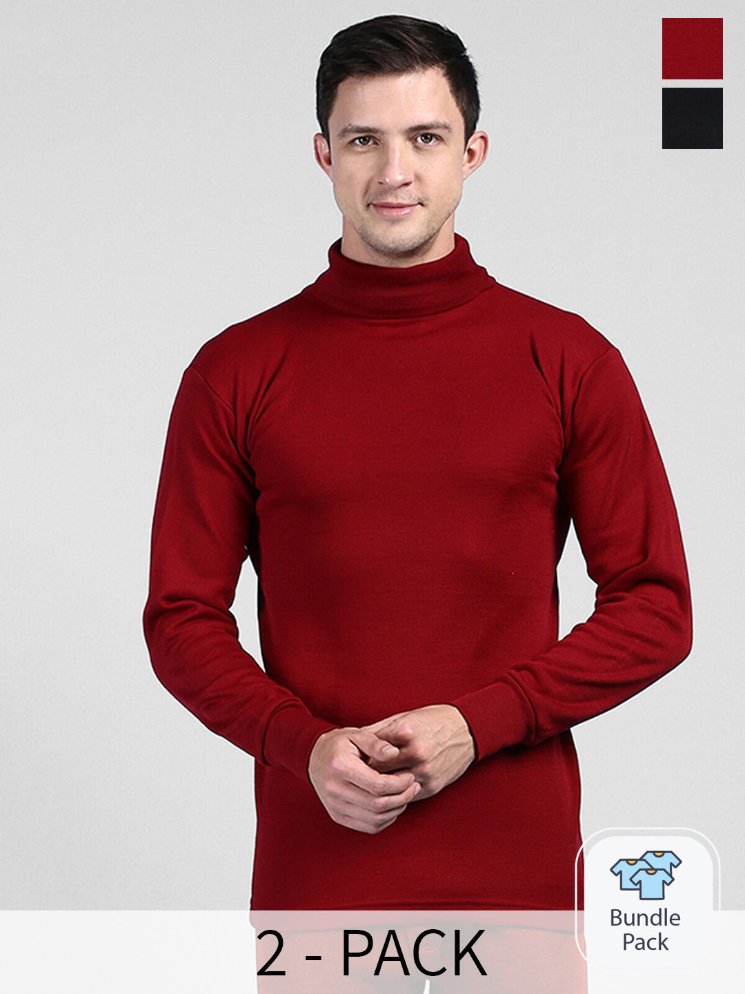 Buy Lux Cottswool Pack Of 2 Ribbed Cotton Wool Thermal Top Thermal