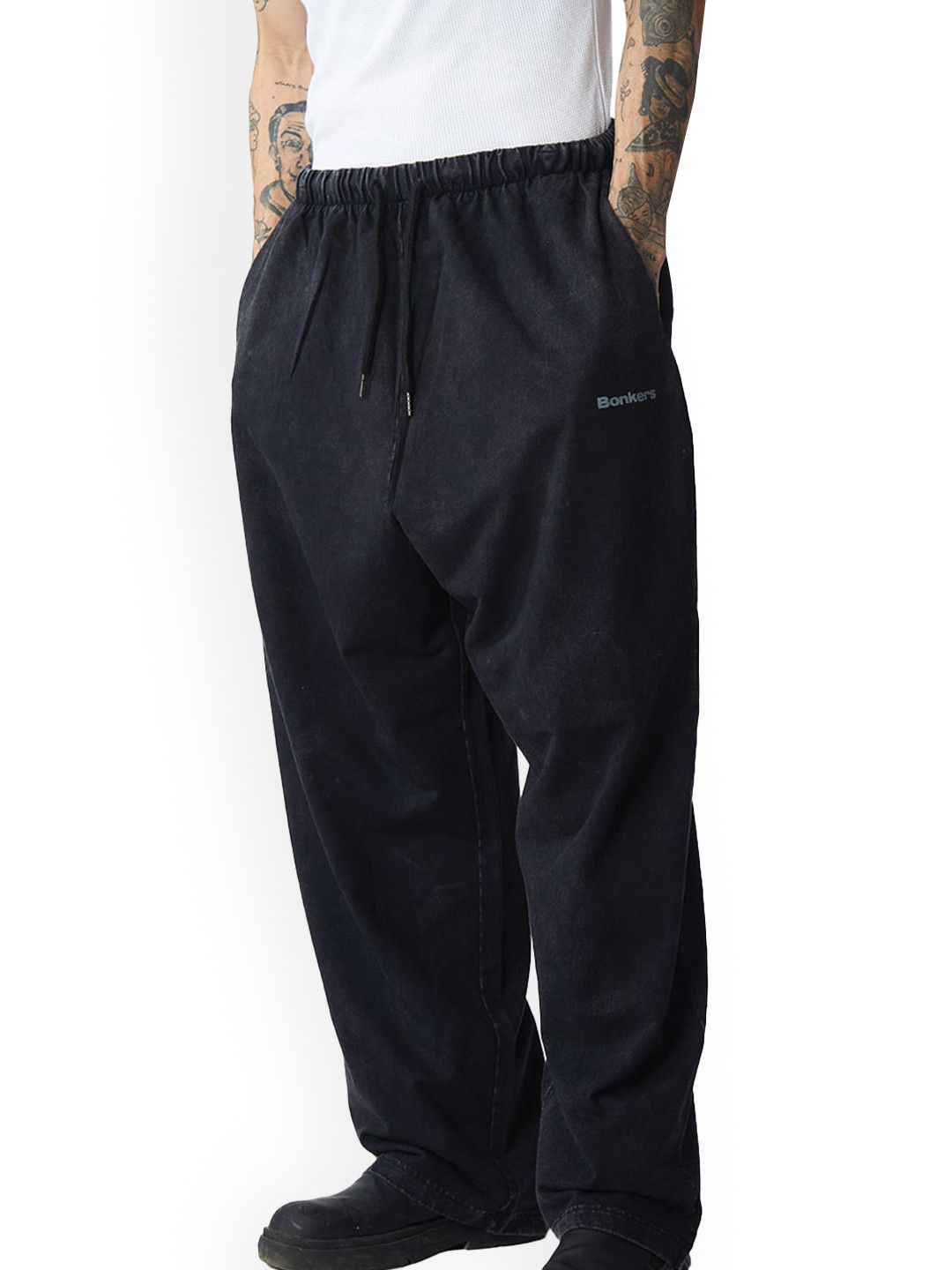 Buy Bonkers Corner Men Relaxed Fit Cotton Track Pants Track Pants for