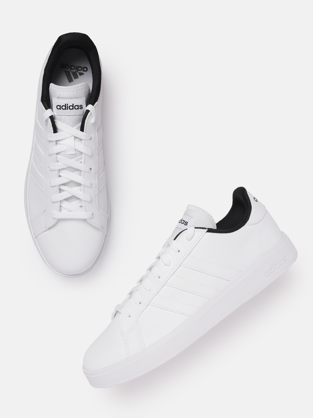 Buy ADIDAS Men Grand Court Base 3 0 Tennis Sneakers Sports Shoes for Men 25569556 Myntra