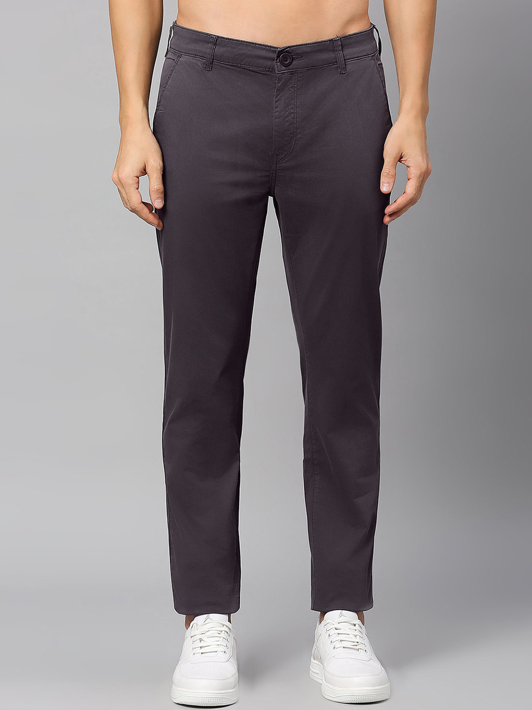 Buy Roadster Men Slim Fit Formal Chinos - Trousers for Men 25579634 ...