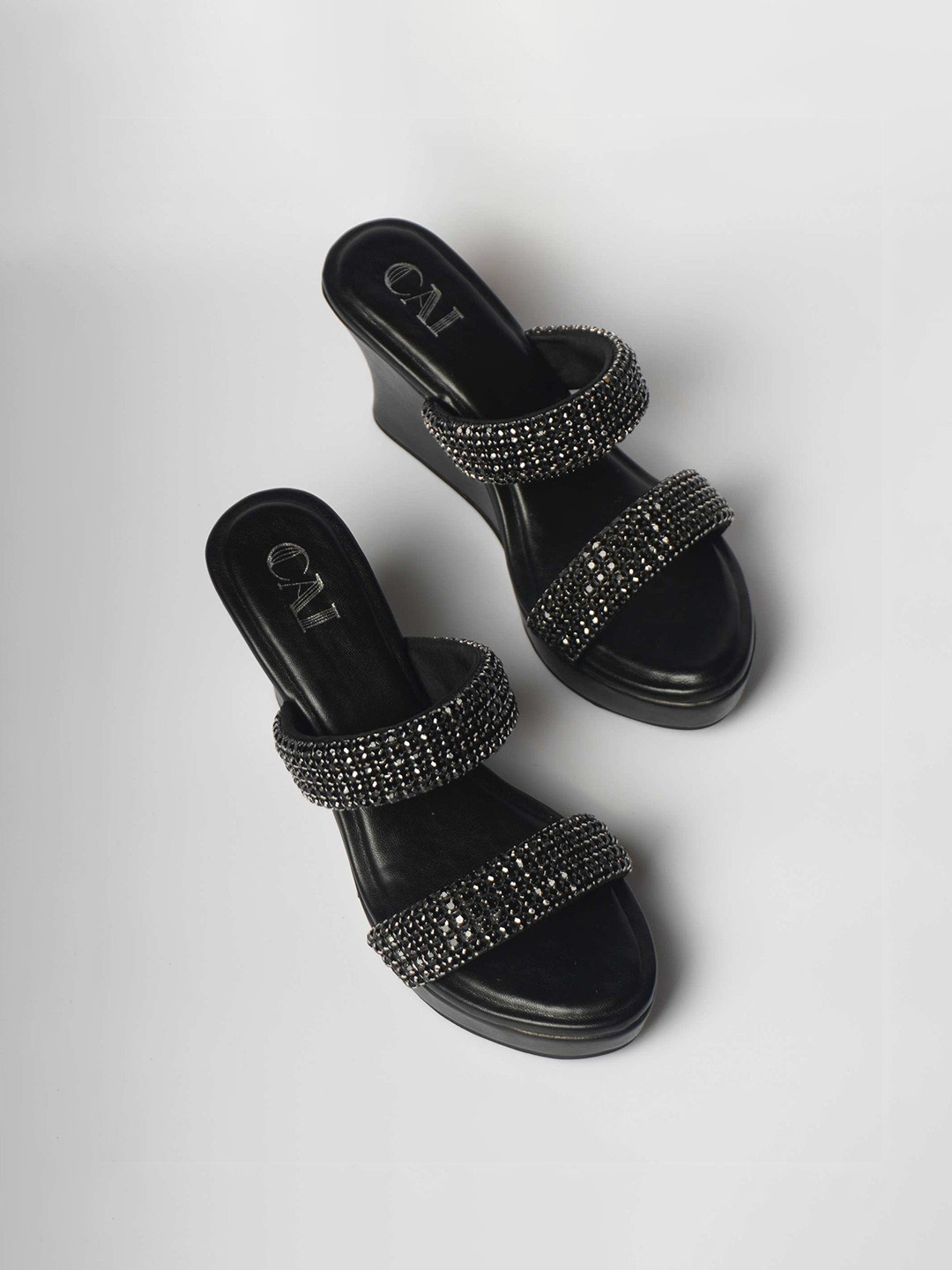 strappy open toe wedges