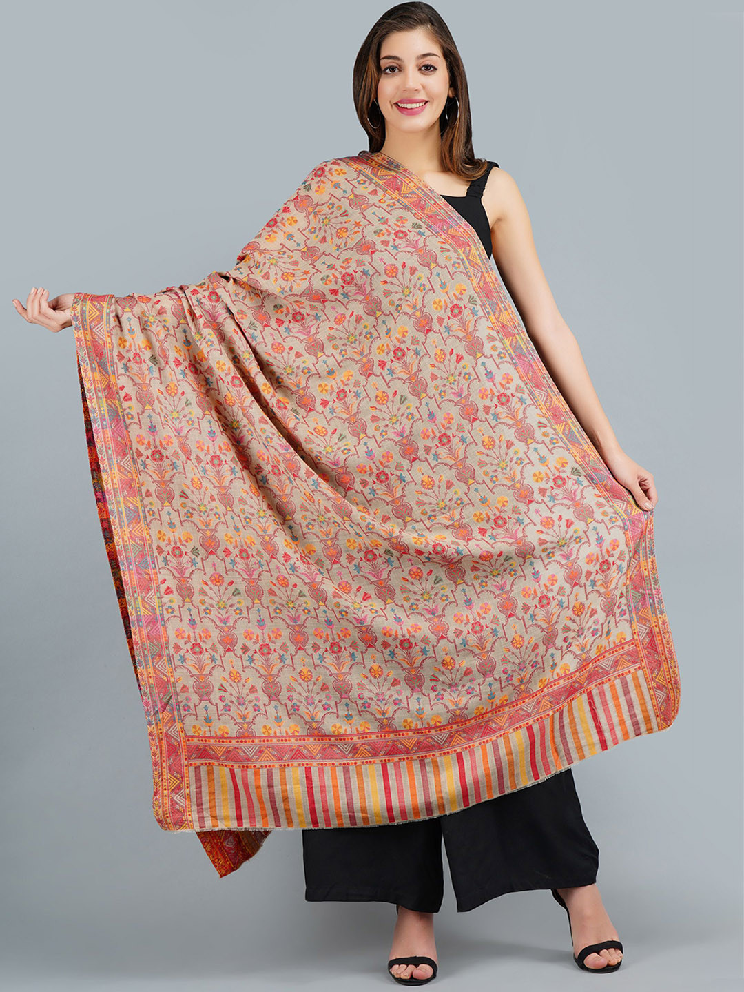 woolen shawl myntra