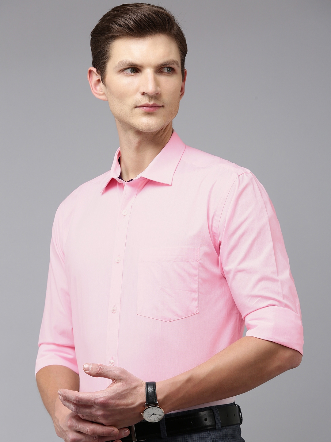 Buy Park Avenue Slim Fit Pure Cotton Formal Shirt - Shirts for Men ...