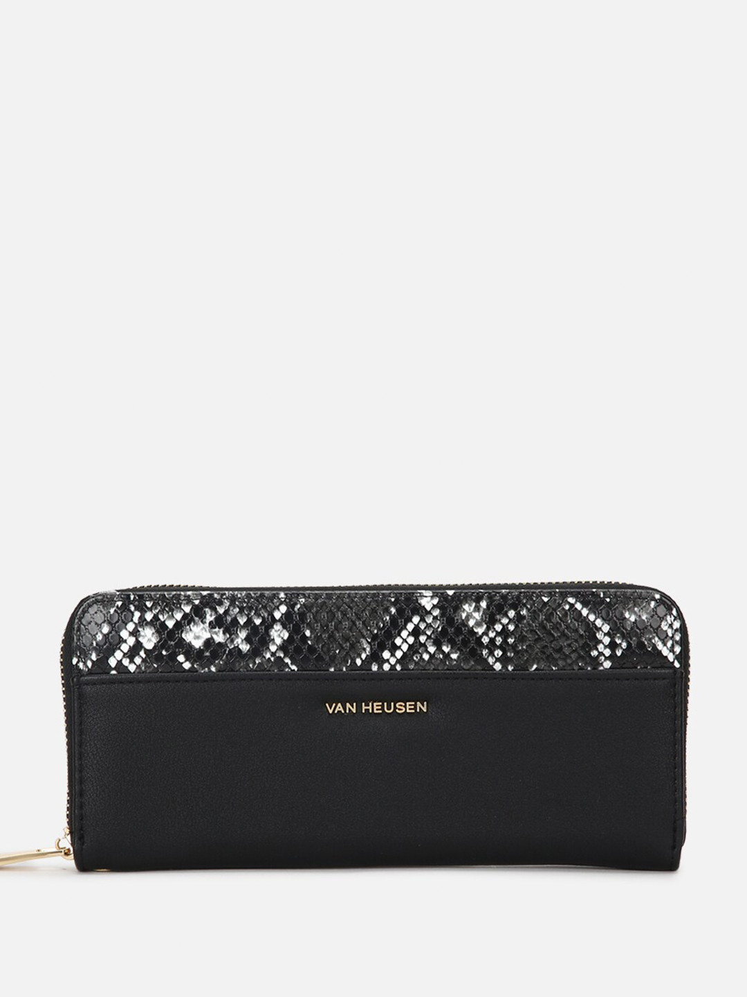 Buy Van Heusen Abstract Printed PU Zip Around Wallet - Wallets for ...