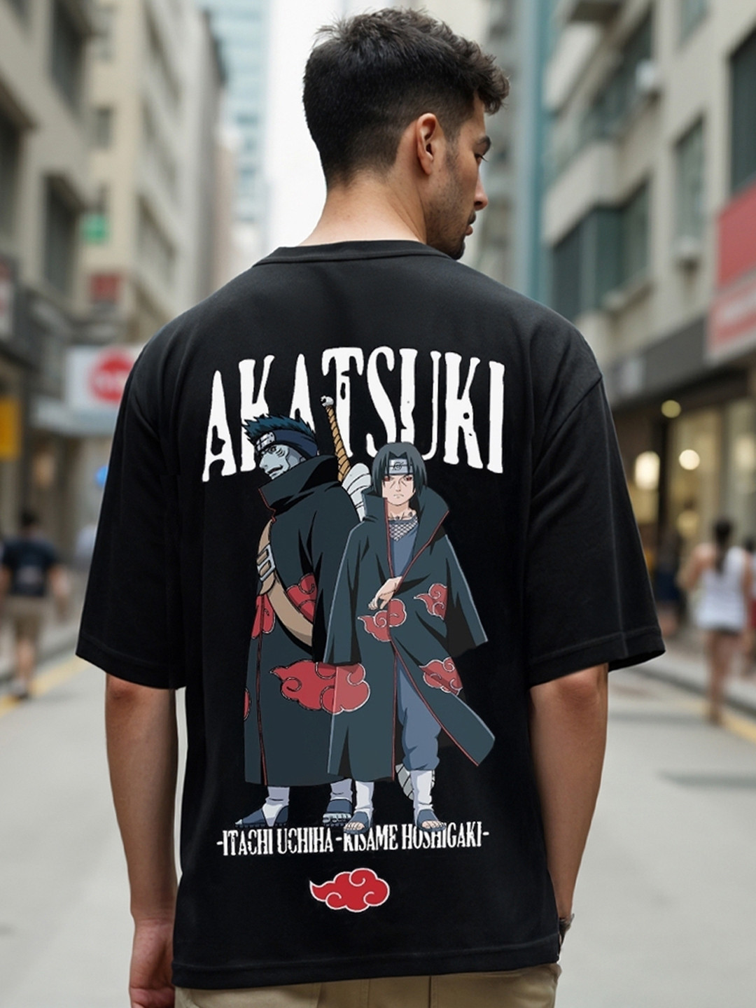 maison atsuaki - maison atsuaki Tee in Black with Gold Foil main image 1