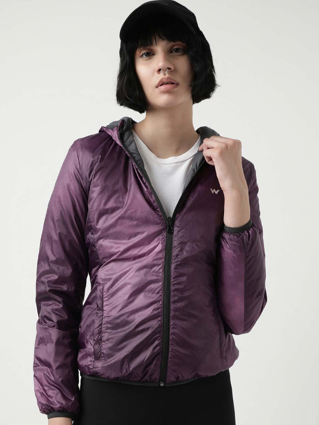 Buy Wildcraft Hooded Insulator Padded Jacket Jackets for Women