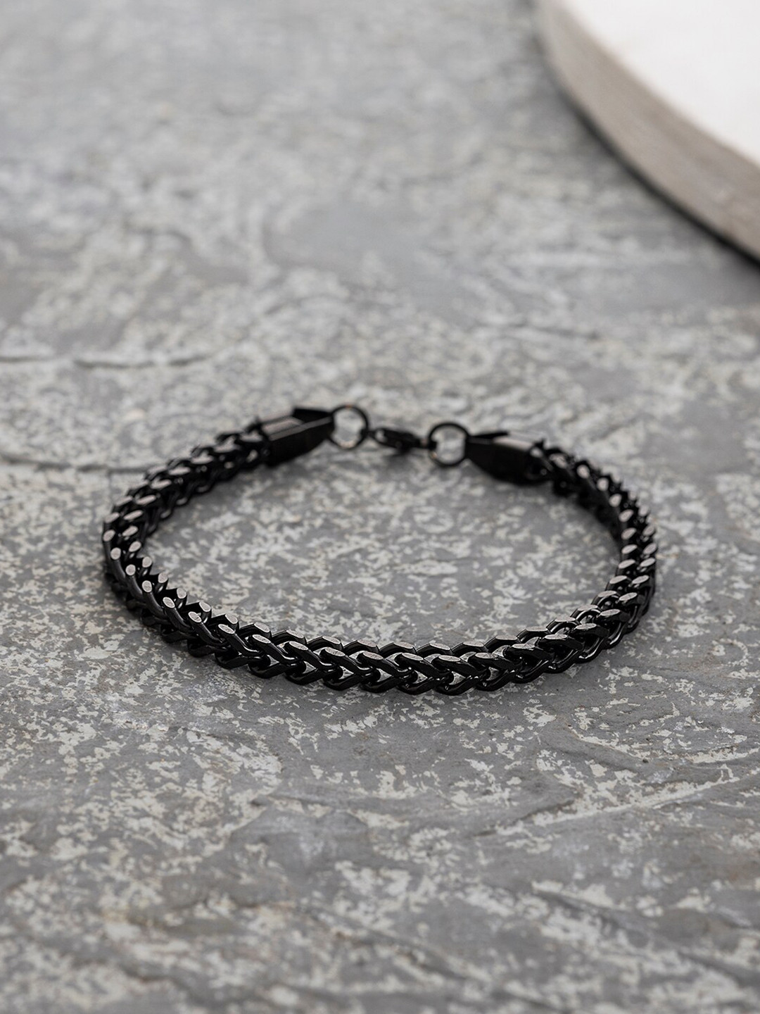 Buy WROGN Men Black Link Bracelet Bracelet for Men 25677156 Myntra