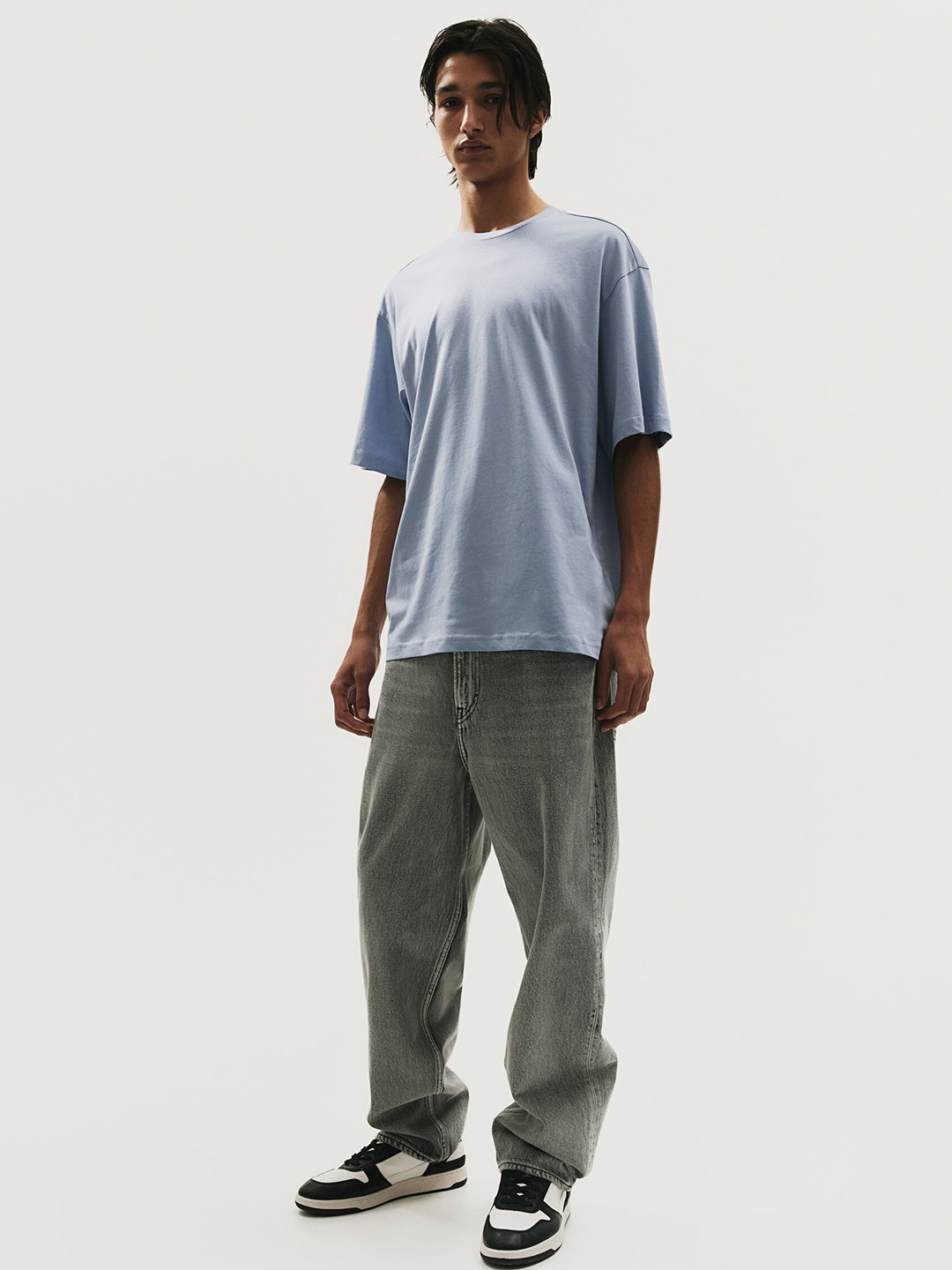 h&m men's loose fit t shirt