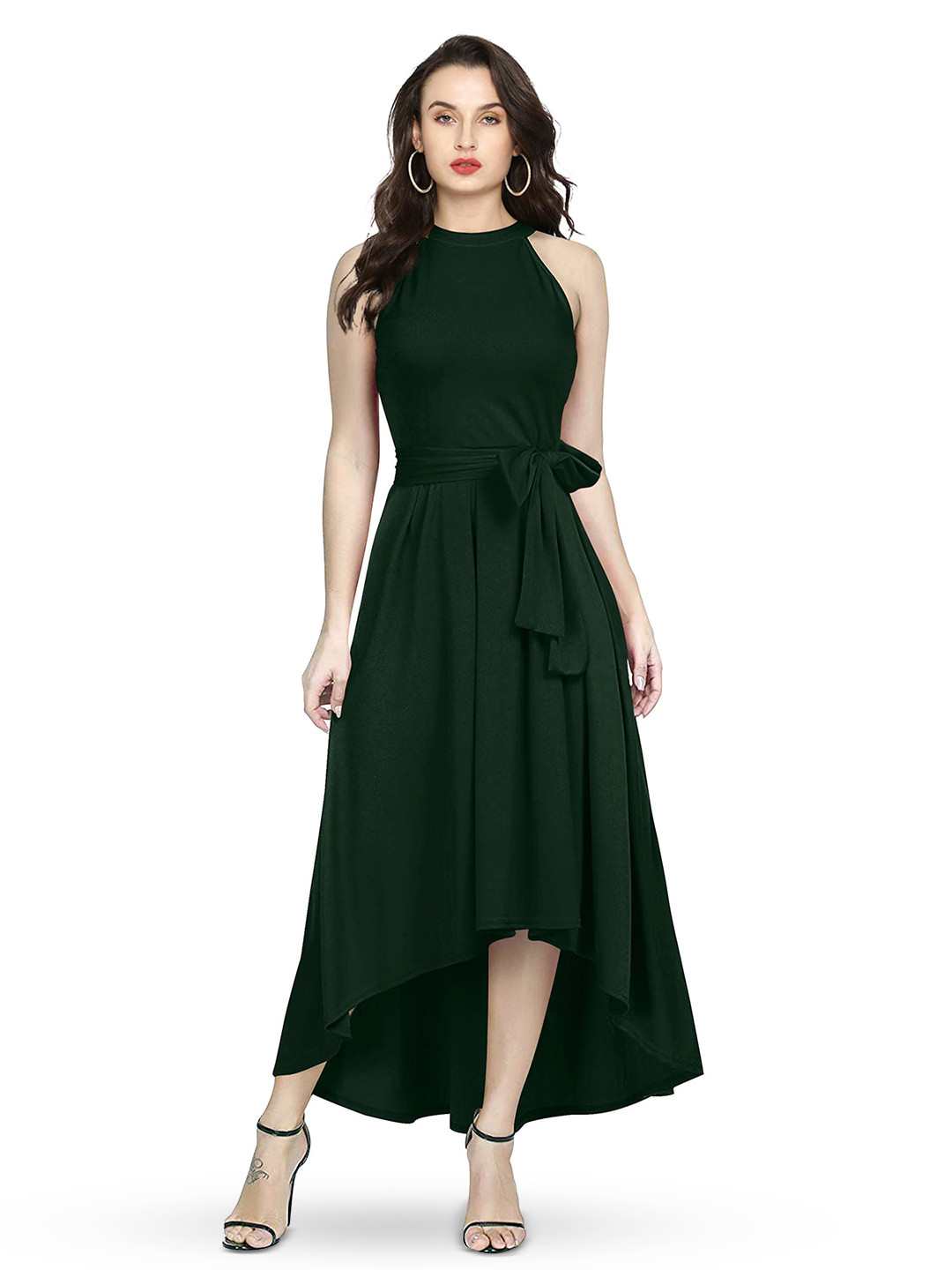 Buy BAESD Green Fit & Flare Maxi Dress Dresses for Women 25702948 — free download