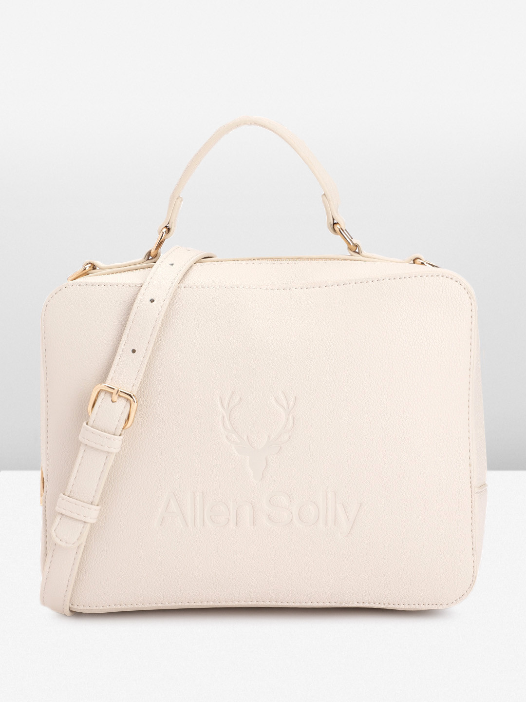 Buy Allen Solly Brand Logo Debossed Design Handheld Bag Handbags for