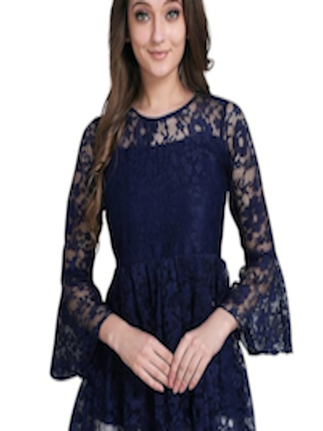 Buy ZELZIS Floral Lace Peplum Top - Tops for Women 25743750 | Myntra