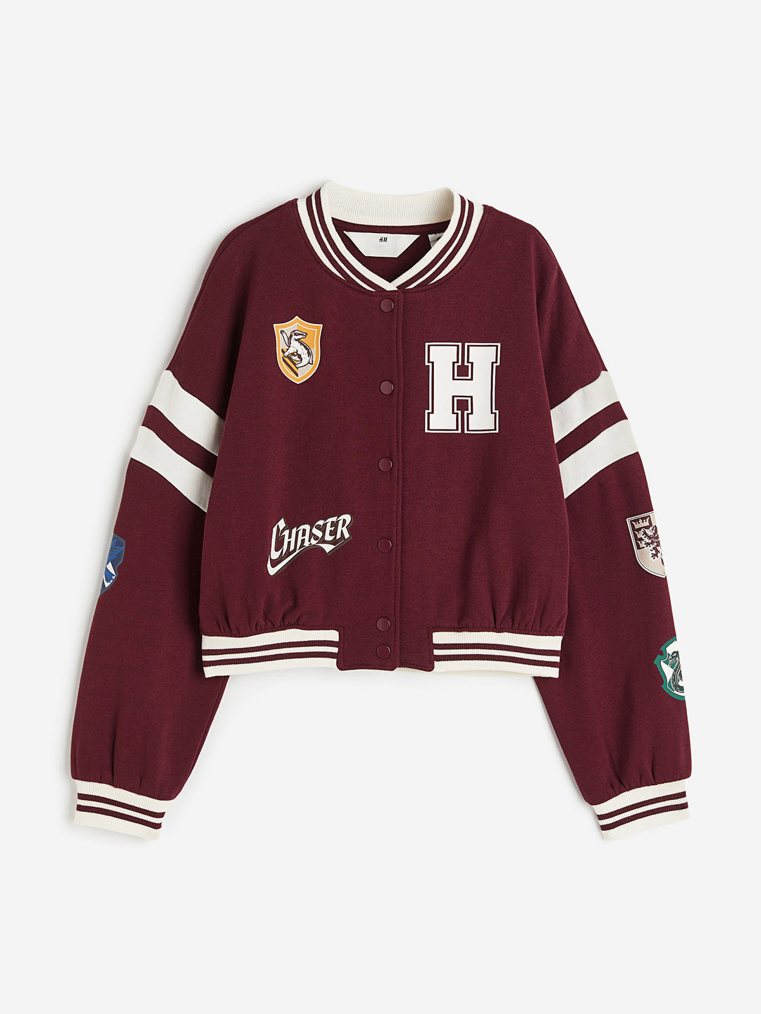 Buy H&M Girls Print Motif Baseball Jacket Jackets for Girls 25744756