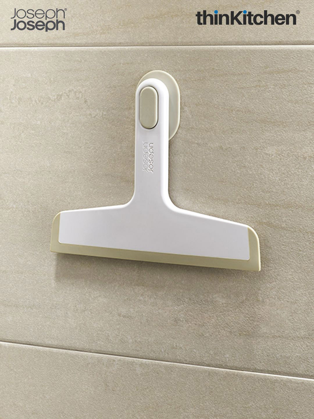Buy Joseph Joseph White Duo Slimline Squeegee With Suction Cup Holder