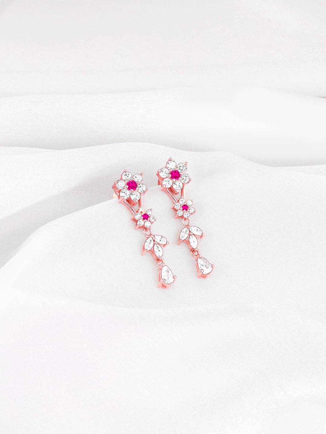 Buy GIVA Rose Gold Plated Contemporary Stud Earrings - Earrings for Women 25793400 | Myntra