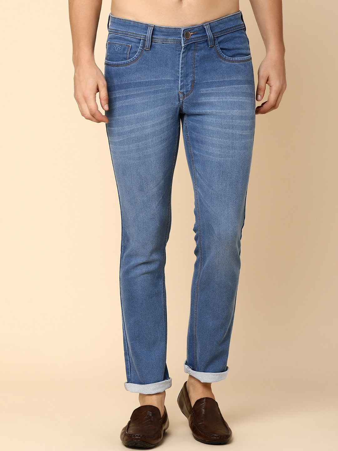 Buy V Mart Men Mid Rise Clean Look Light Fade Jeans Jeans for Men