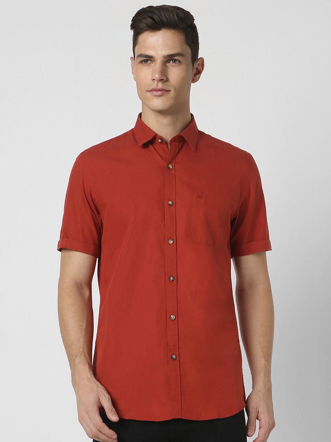 Buy Peter England Casuals Slim Fit Cotton Casual Shirt - Shirts for Men ...