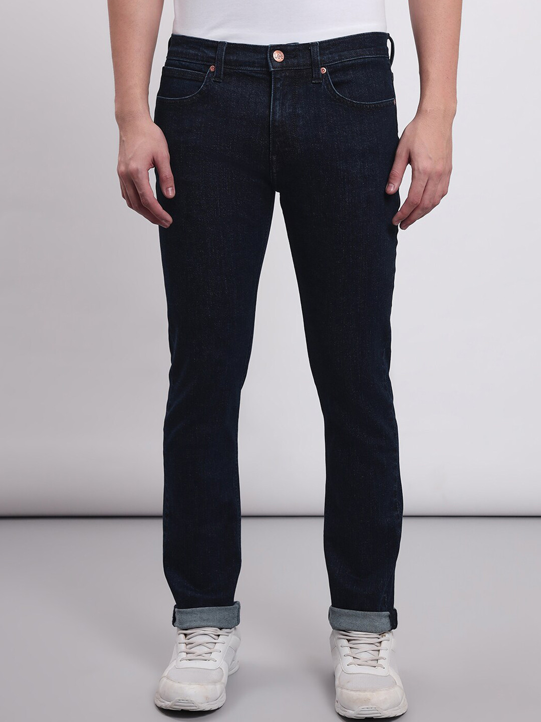 Buy Lee Men Slim Fit Clean Look Stretchable Jeans - Jeans for Men ...