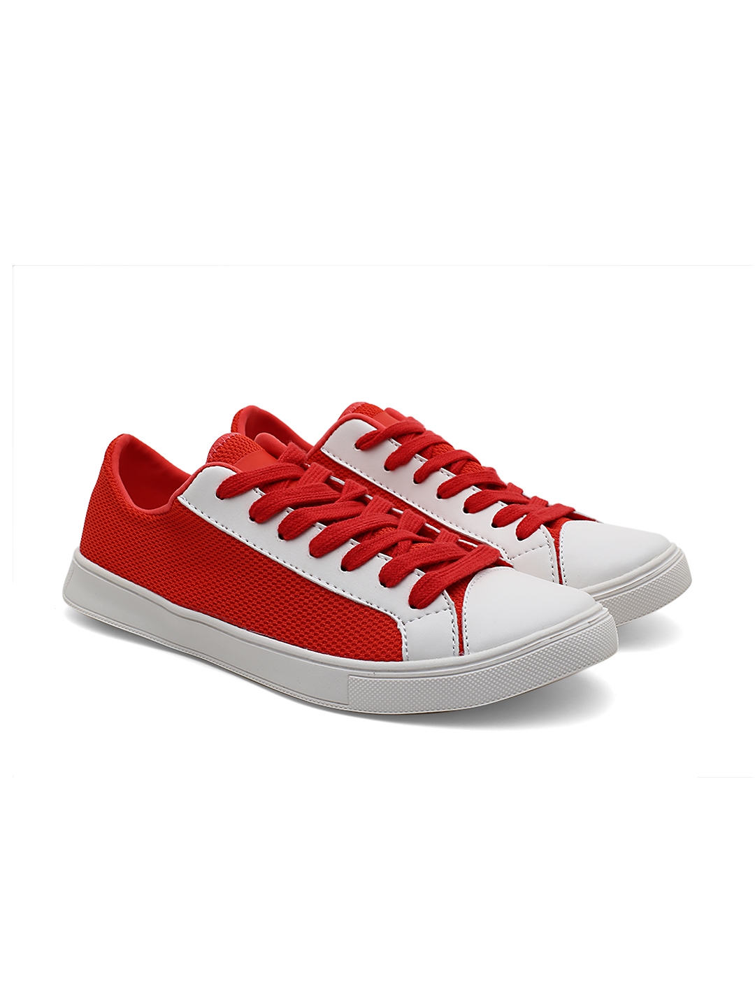 Buy United Colors Of Benetton Men Red Sneakers - Casual Shoes for Men ...