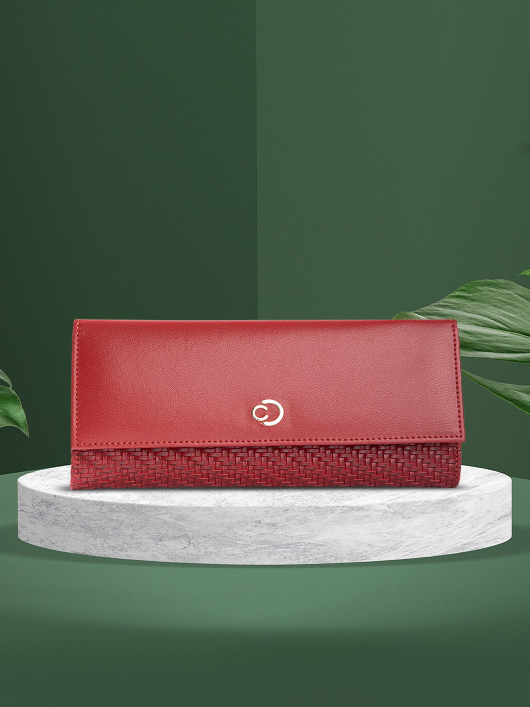 BD217RS - Cuadra mapple casual fashion leather cut out wallet for women