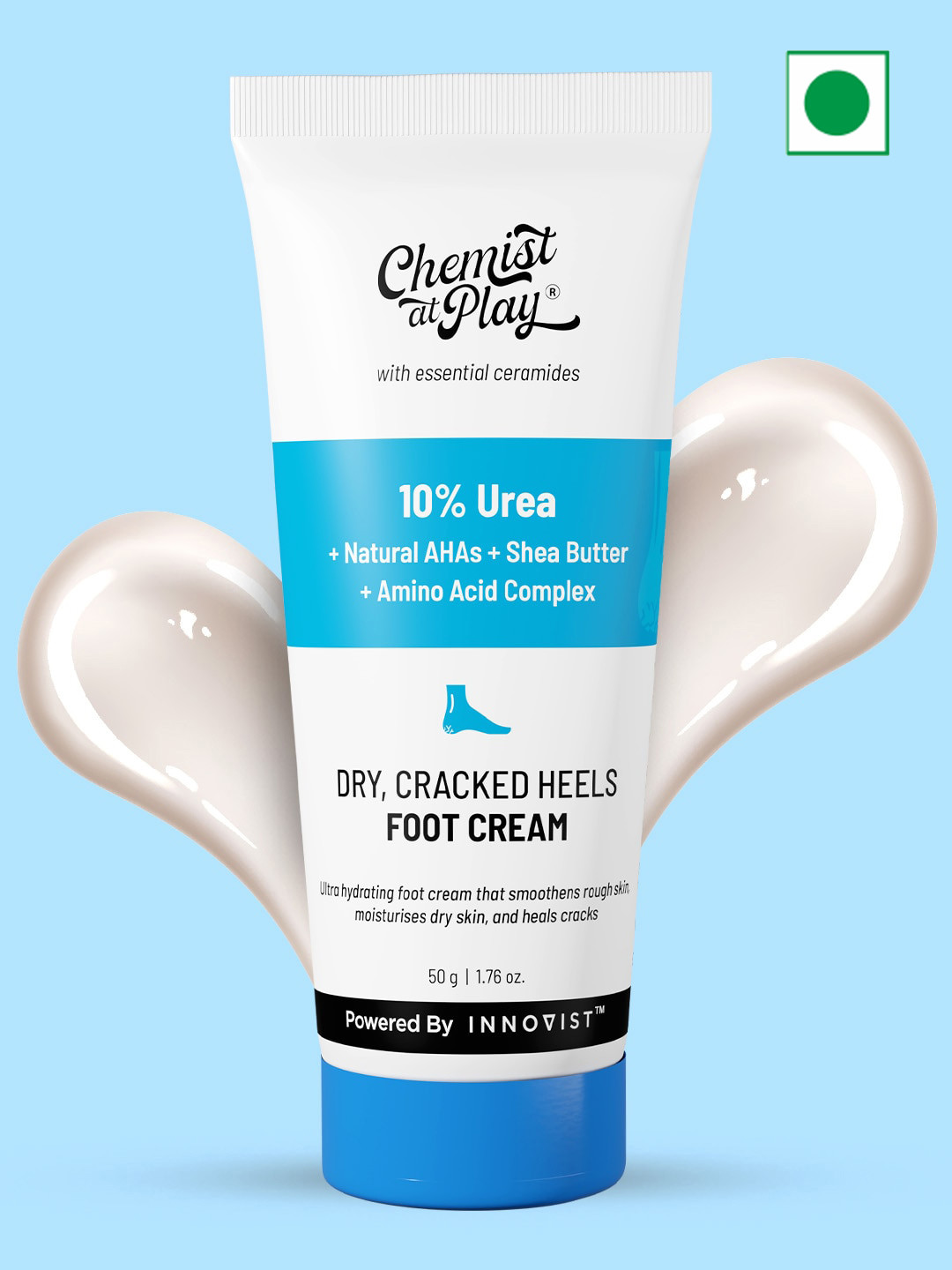 Buy Chemist At Play Dry Cracked Heels Foot Cream For Diabetic Foot 50g