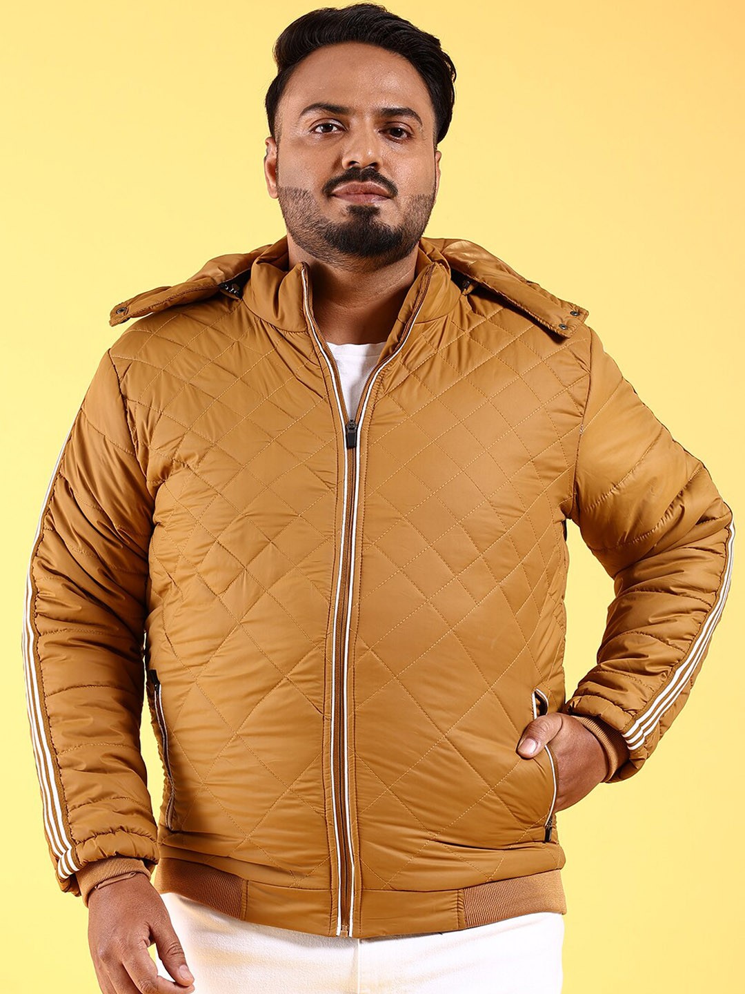 Buy Hardsoda By The Indian Garage Co Plus Size Mock Collar Lightweight ...