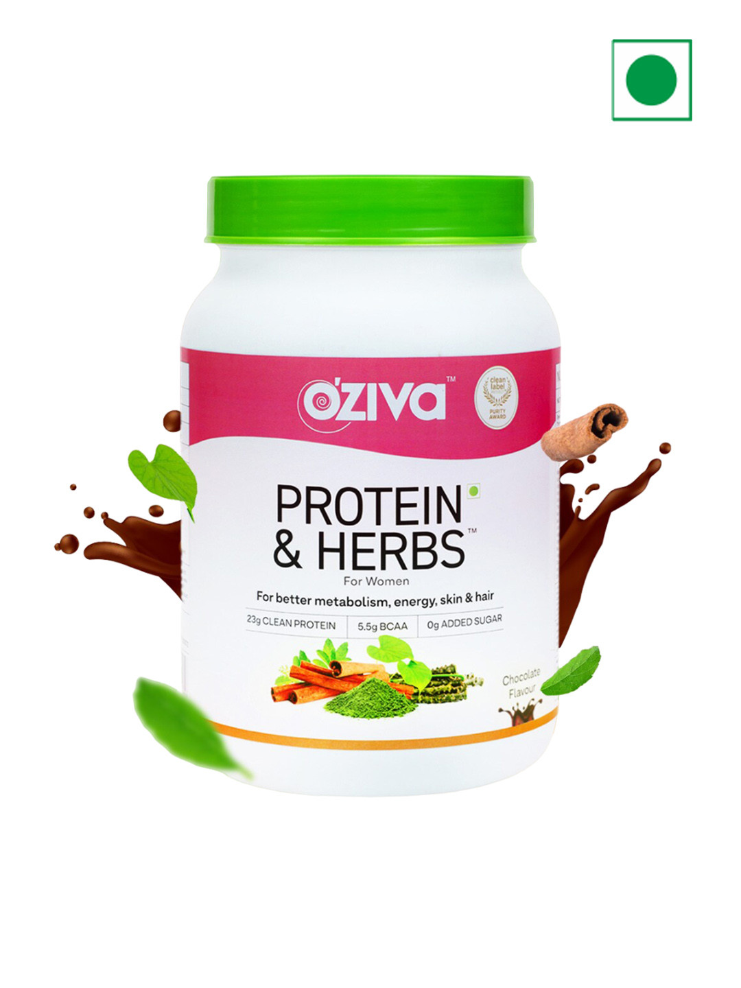 Buy OZiva Women Protein & Herbs For Weight Management Chocolate 1 Kg