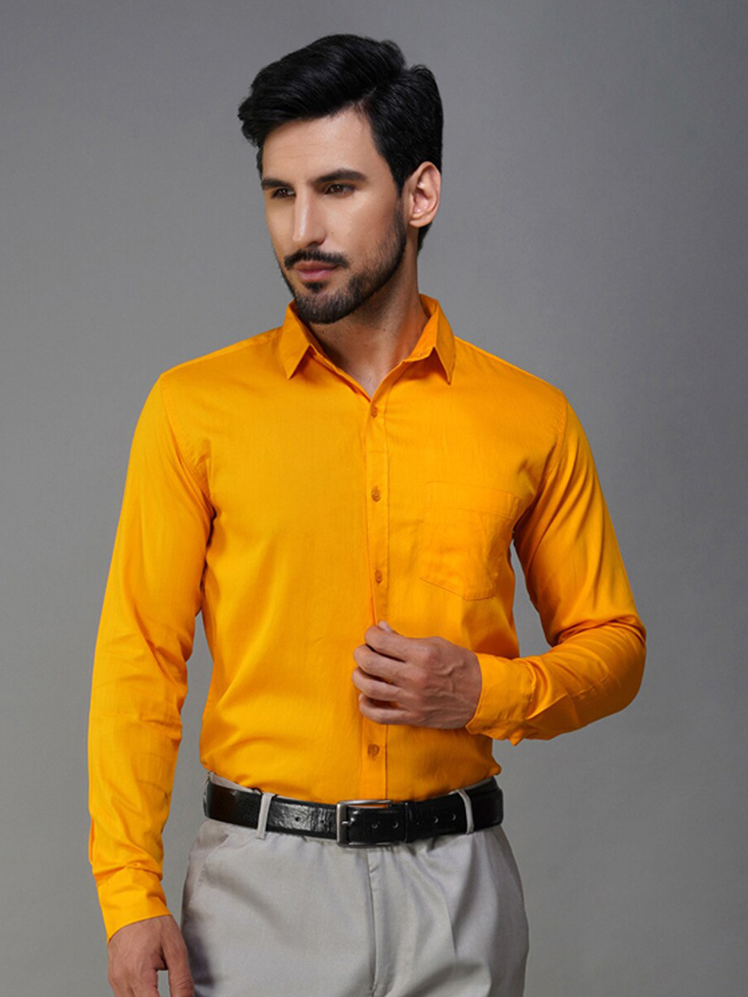 Buy Urban Scissors India Slim Fit Pure Cotton Formal Shirt Shirts for