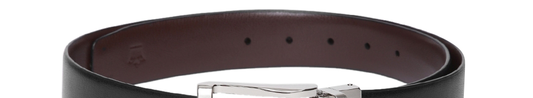 Buy Louis Philippe Men Black & Brown Solid Belt - Belts for Men 2593392 | Myntra