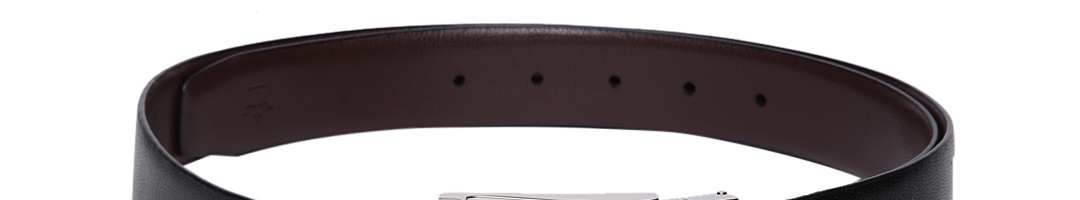 Buy Louis Philippe Men Black & Brown Reversible Leather Belt - Belts for Men 2593393 | Myntra
