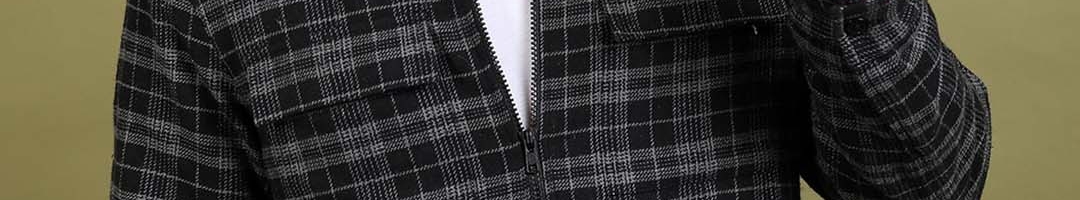 Buy HIGHLANDER Checked Spread Collar Flannel Checked Shirt - Shirts for ...