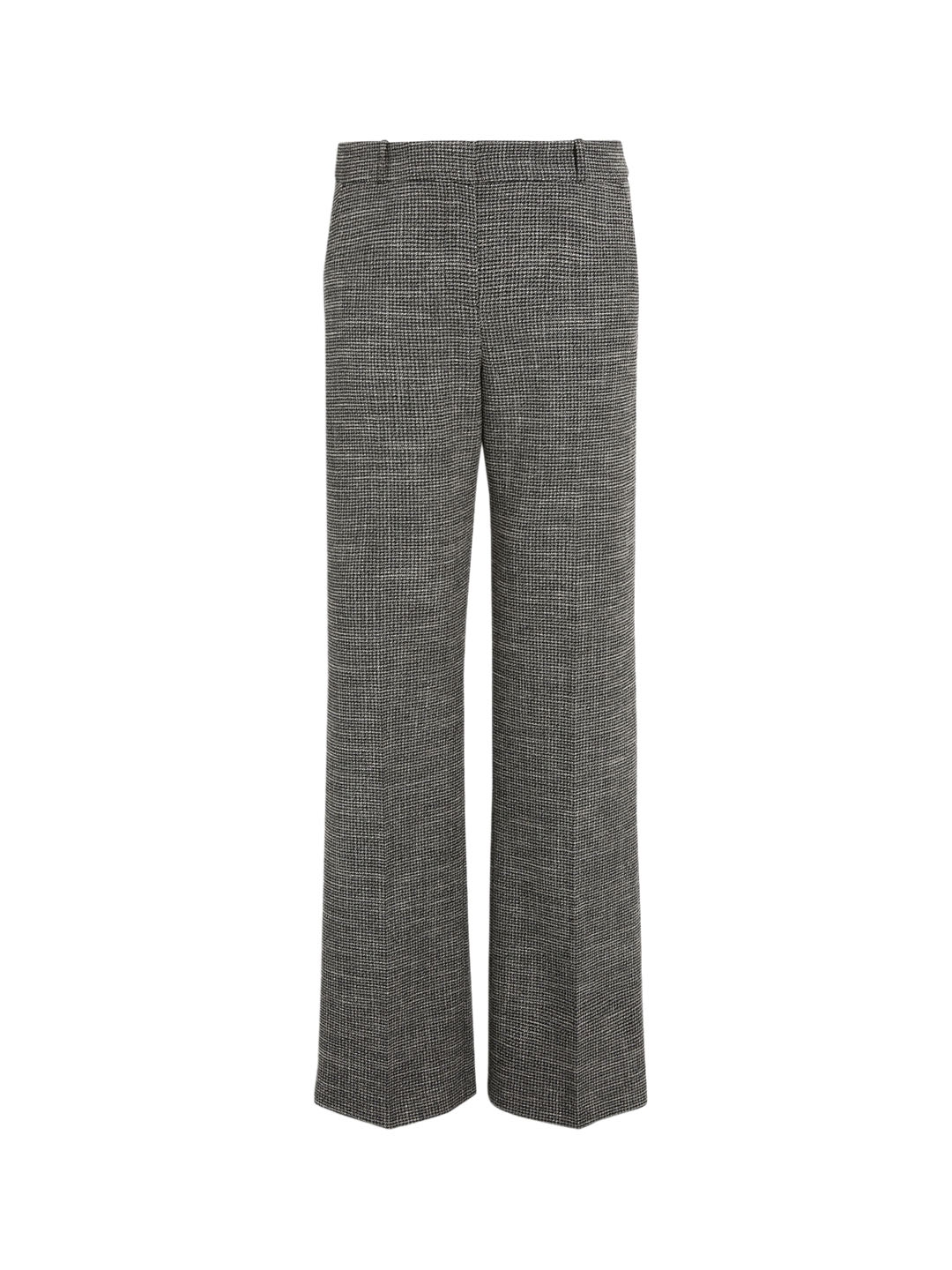 Buy Next Women Grey Slouchy Regular Fit Checked Formal Trousers ...