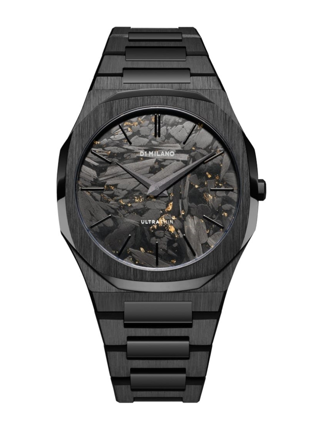 Buy D1 Milano Men Textured Dial & Stainless Steel Bracelet Style Straps ...
