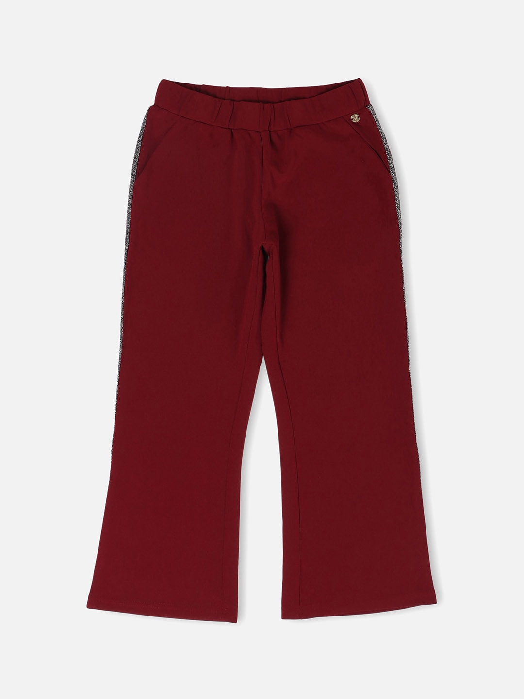 Buy Allen Solly Junior Girls Smart Cotton Trousers - Trousers for Girls ...