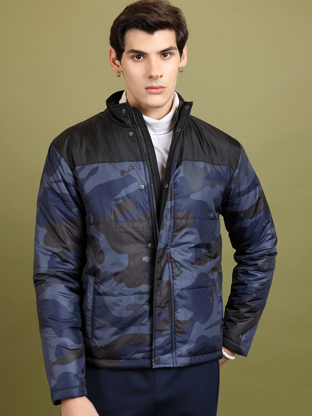 Buy HIGHLANDER Camouflage Printed Puffer Jacket Jackets for Men 26002964 Myntra