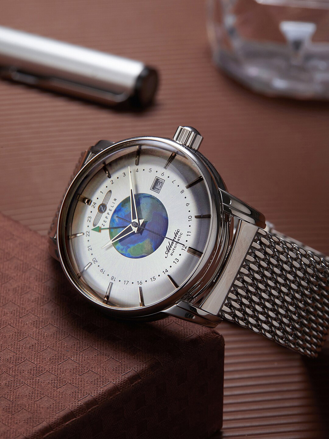 Buy ZEPPELIN Men Stainless Steel Straps Analogue Automatic Motion