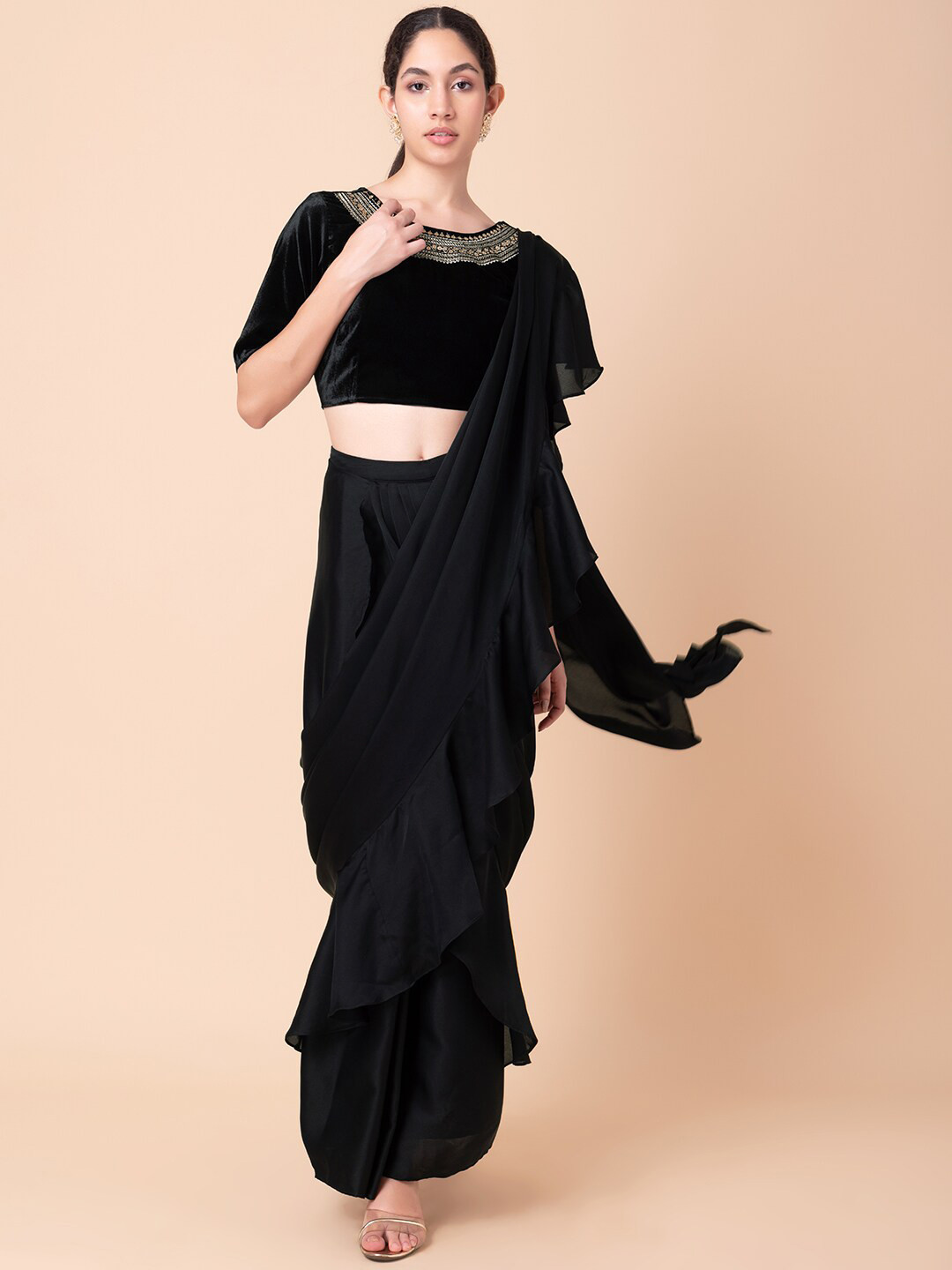 Indya ruffle saree skirt Clearance